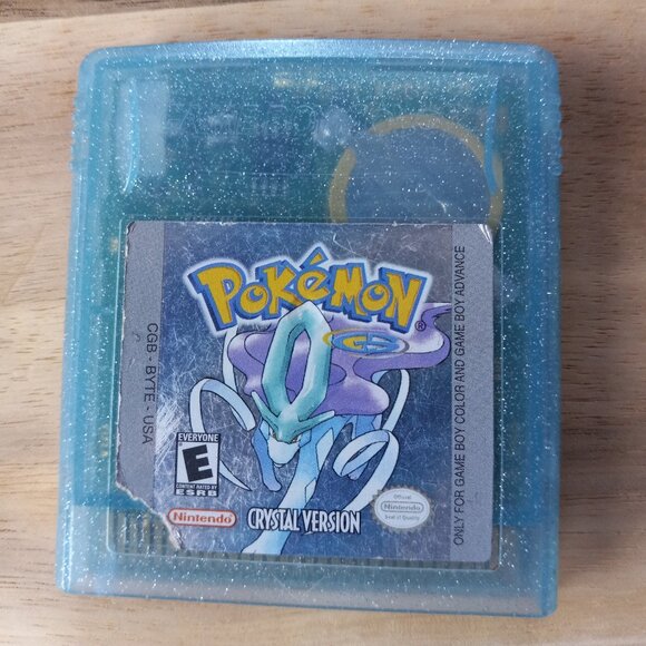 Year 2000 Game Boy Color Pokemon Crystal Game